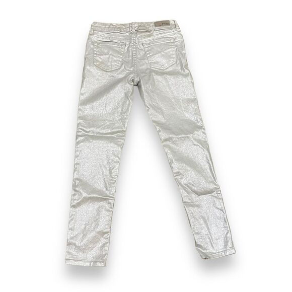 Polo Ralph Lauren Kids Girls The Tompkins Skinny Jeans Pants Size 14 Silver - Picture 5 of 7